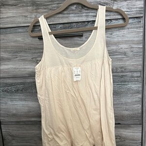 J. Crew Light Cream Gathered Top